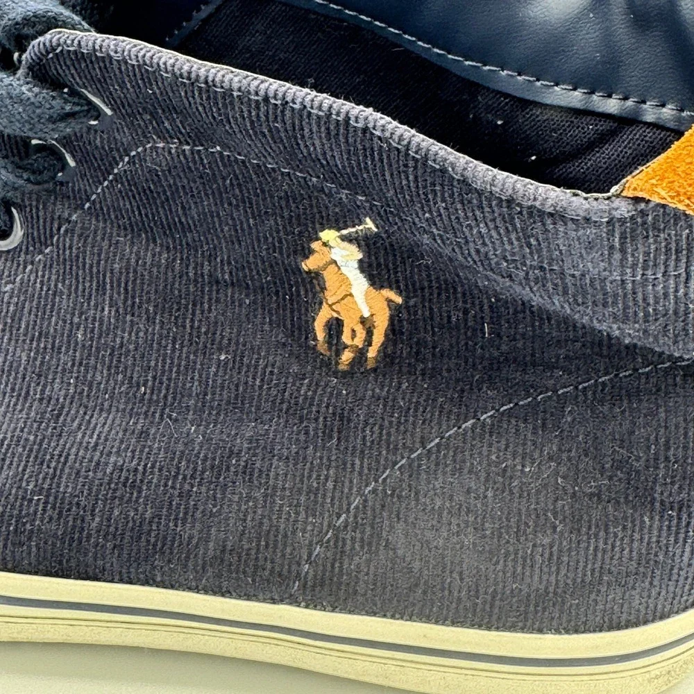 Polo Ralph Lauren Men's‎ Navy Corduroy Chukka Boots Size 9.5D